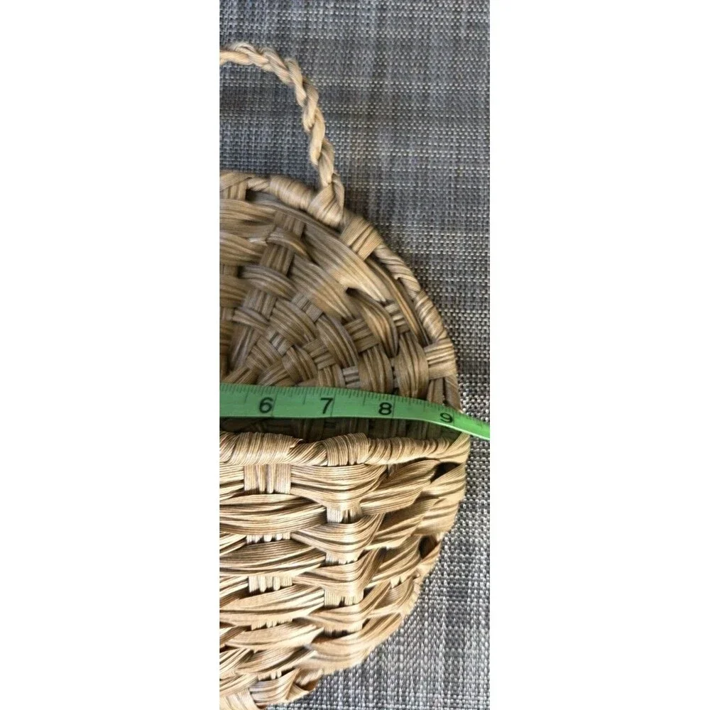 Vintage Wall Hanging Basket Boho Vines Fruit